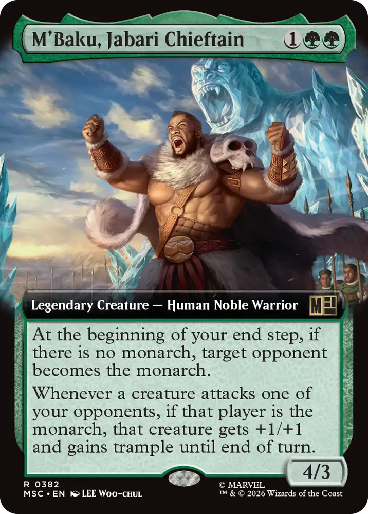 M'Baku, Jabari Chieftain - Extended Art