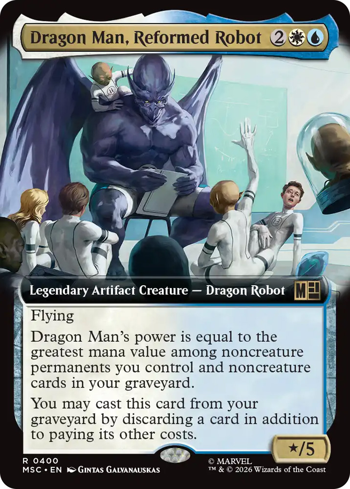 Dragon Man, Reformed Robot - Extended Art