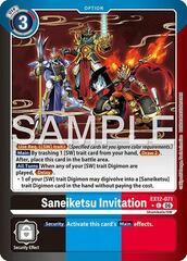 Saneiketsu Invitation (Limited Foil) - EX12-071 - C - Foil