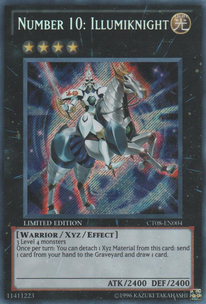 Number 10: Illumiknight - CT08-EN004 - Secret Rare - Limited Edition