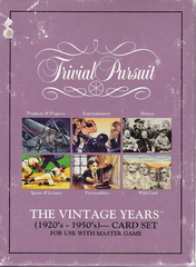 Trivial Pursuit - The Vintage Years Edition (1920's - 1950's) - Card Set