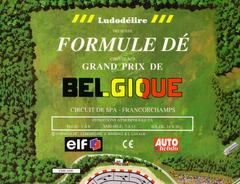 Formule Dé Circuit № 5 – GRAND PRIX DE BELGIQUE – Circuit de Spa - Francorchamps