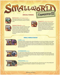Small World Community's Compendium II (fan expansion for Small World)