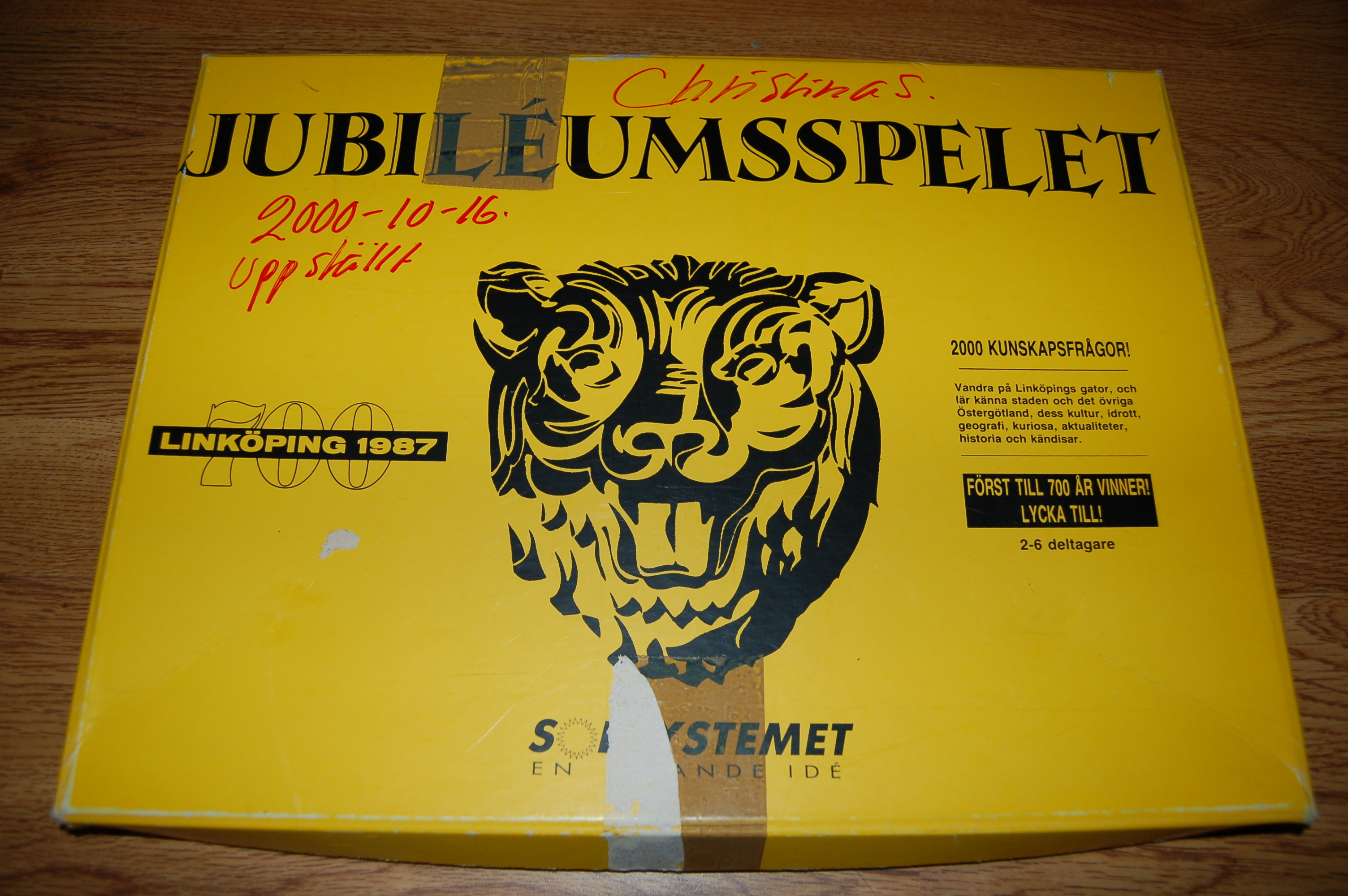 Jubiléumsspelet Linköping 700 1987