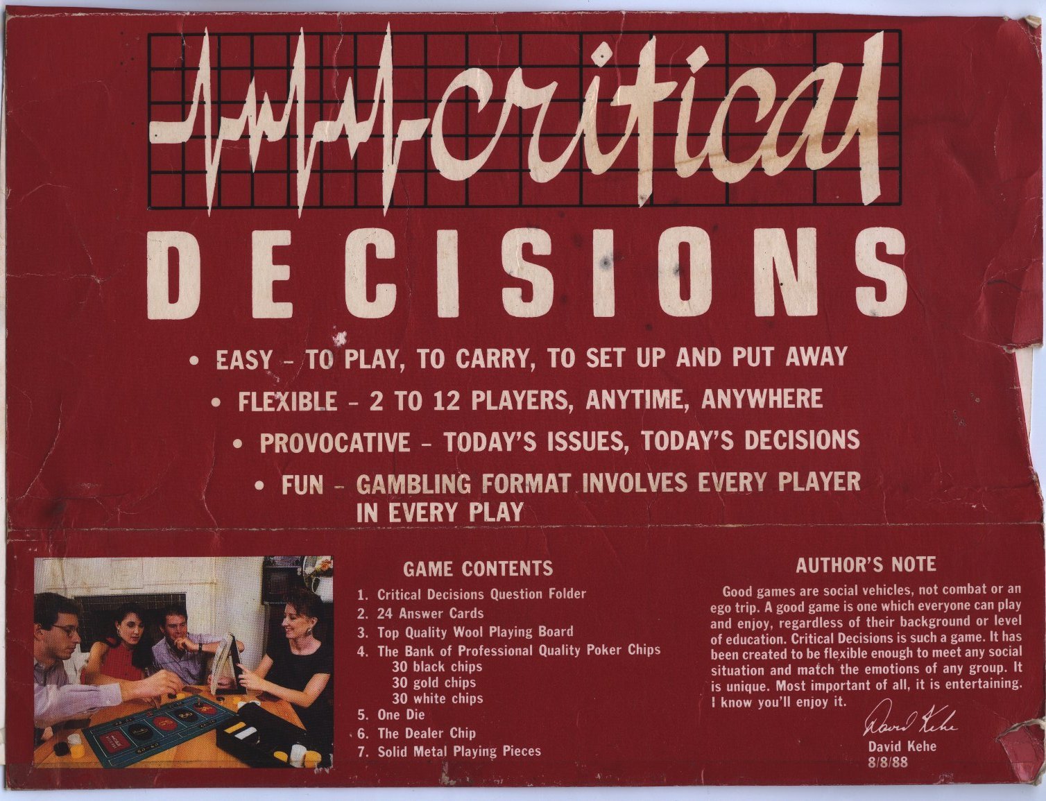 Critical Decisions Critical Decisions