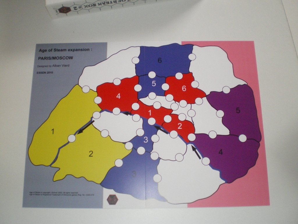 Age of Steam Expansion: Paris & Moscow