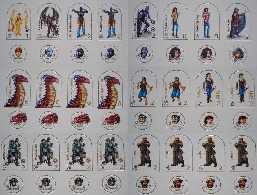 Dungeon Twister: Neutral Characters