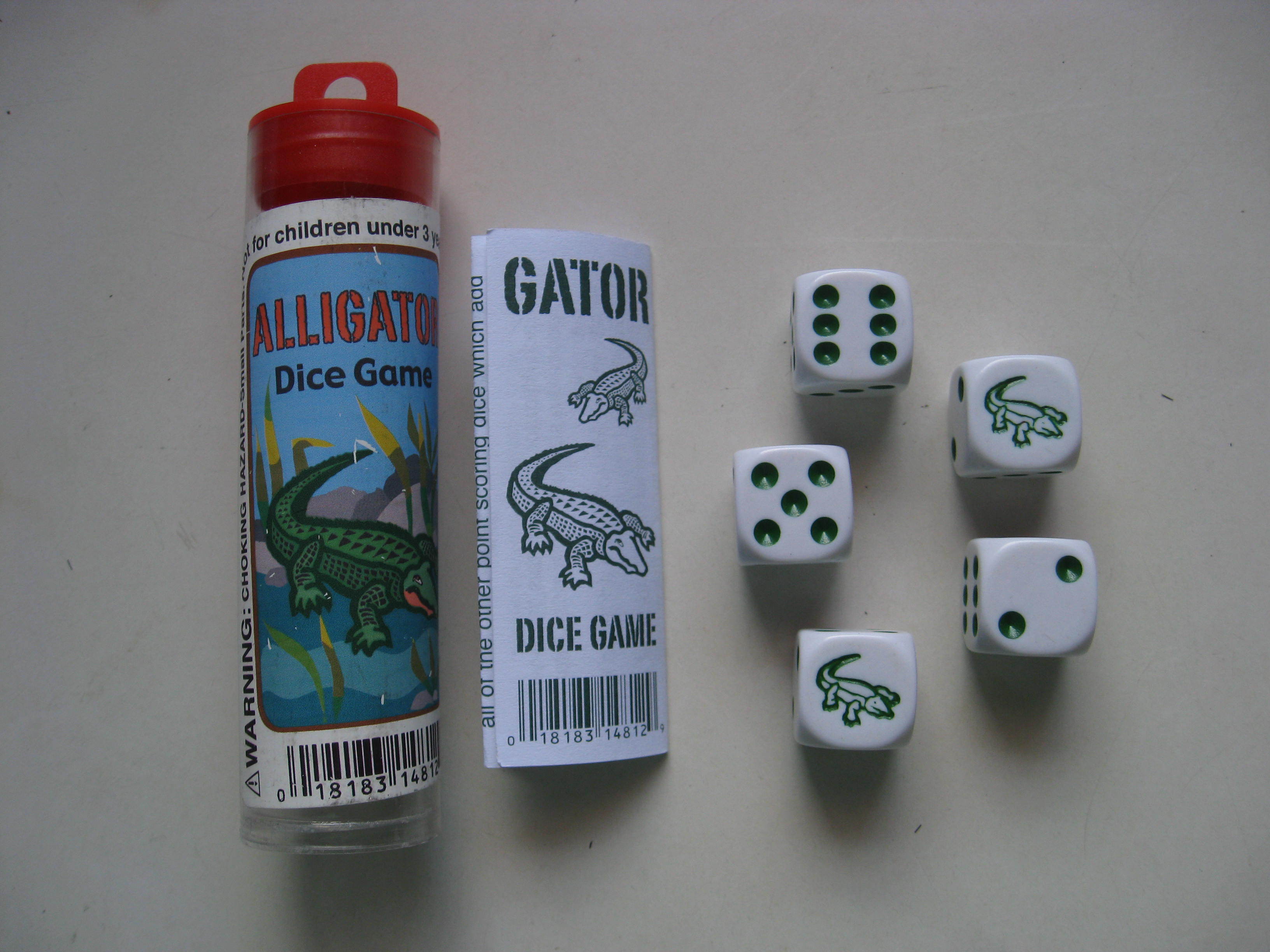 Alligator Dice Game