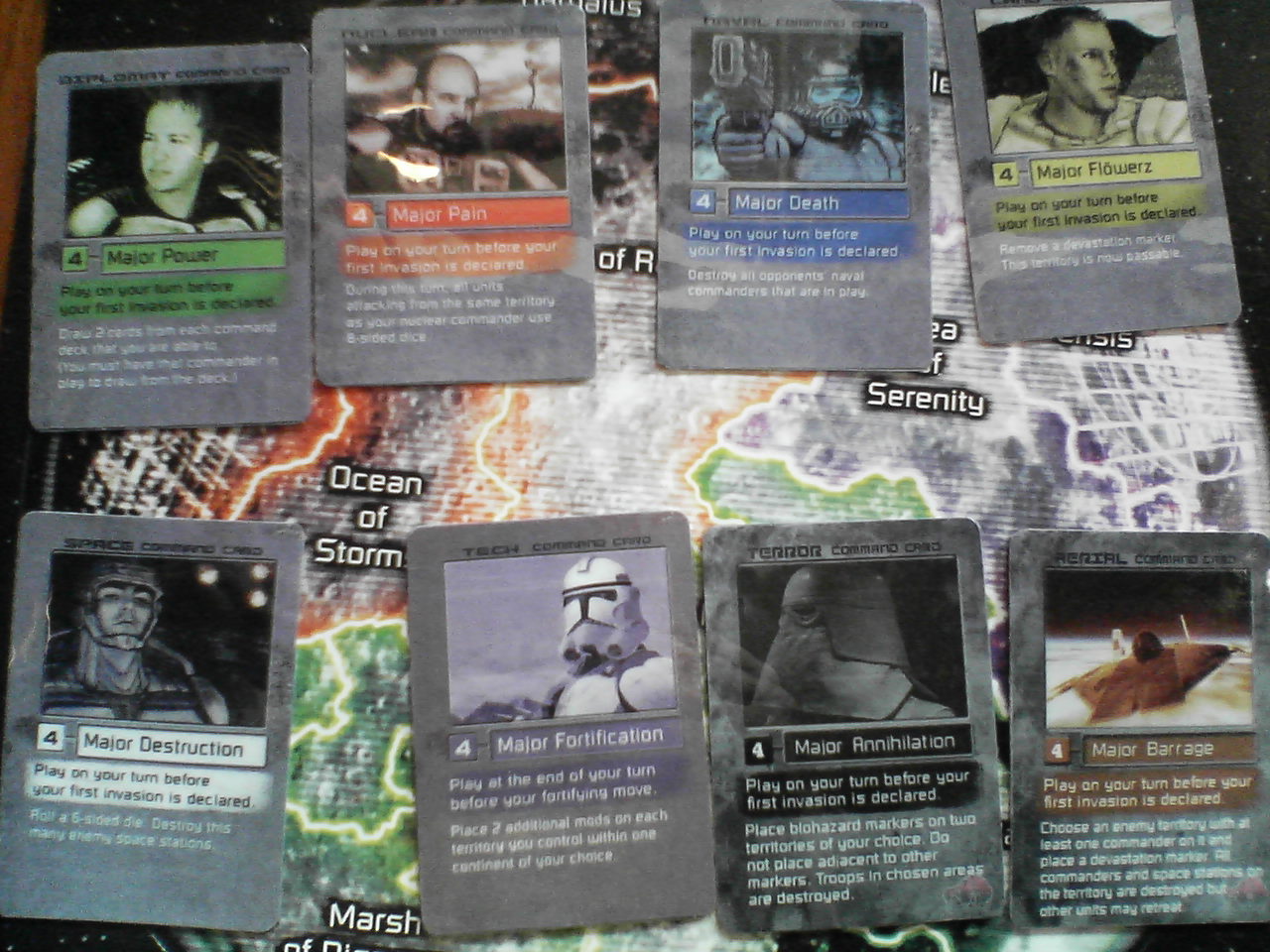 Risk 2210 A.D. - Majors Promo Cards