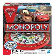Monopoly: Cars 2 Lightning McQueen Race Track Game