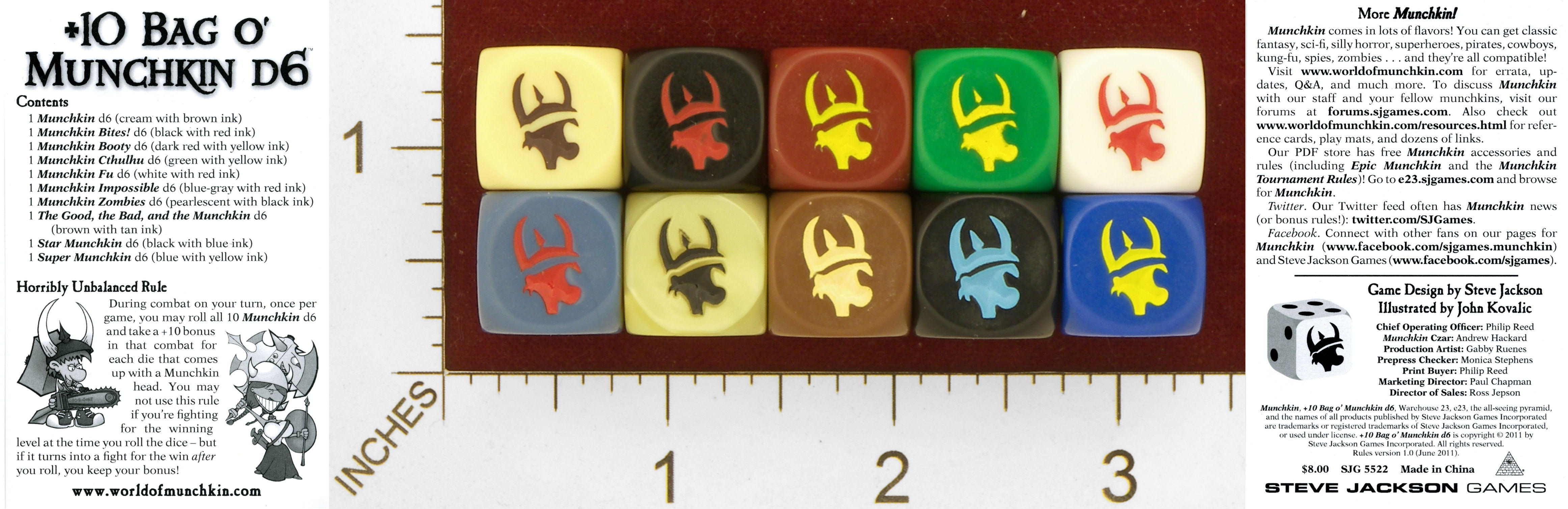 +10 Bag o Munchkin d6