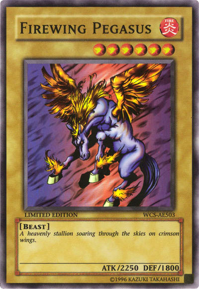 Firewing Pegasus - WCS-AE503 - Super Rare - Limited Edition