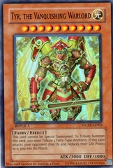 Tyr, the Vanquishing Warlord - WCPS-AE903 - Super Rare - Limited Edition