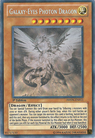 Galaxy-Eyes Photon Dragon - PHSW-EN011 - Ghost Rare - 1st Edition