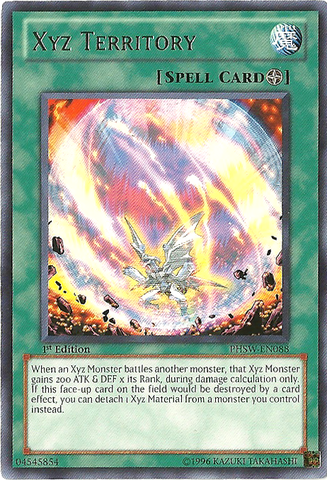 Xyz Territory - PHSW-EN088 - Rare - 1st Edition