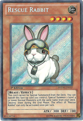 Rescue Rabbit - PHSW-EN037 - Secret Rare - 1st Edition