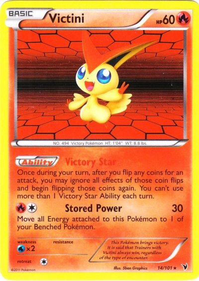 Victini - 14/101 - Holo Rare