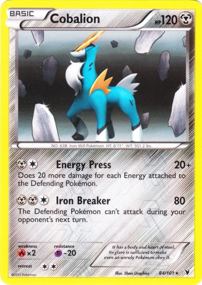 Cobalion - 84/101 - Holo Rare