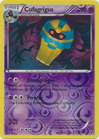 Cofagrigus - 46/101 - Rare - Reverse Holo Cofagrigus - 46/101 - Rare - Reverse Holo