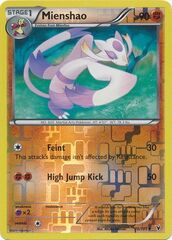 Mienshao - 70/101 - Uncommon - Reverse Holo