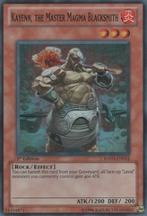 Kayenn, the Master Magma Blacksmith - HA05-EN012 - Super Rare - 1st Edition