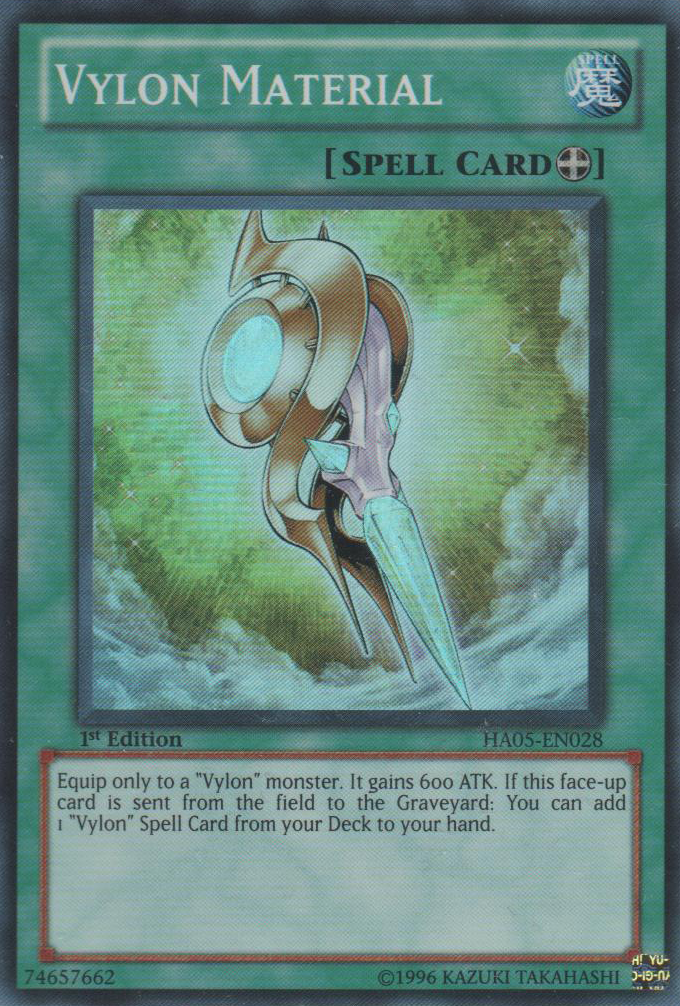 Vylon Material - HA05-EN028 - Super Rare - 1st Edition Vylon Material - HA05-EN028 - Super Rare - 1st Edition