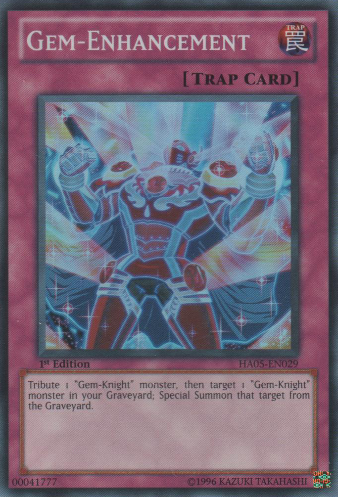Gem-Enhancement - HA05-EN029 - Super Rare - 1st Edition