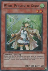 Winda, Priestess of Gusto - HA05-EN040 - Super Rare - 1st Edition