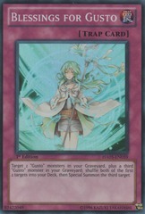 Blessings for Gusto - HA05-EN059 - Super Rare - 1st Edition