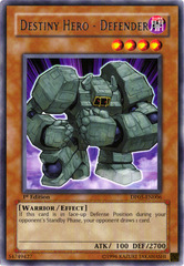 Destiny Hero - Defender - DP05-EN006 - Rare - Unlimited Edition