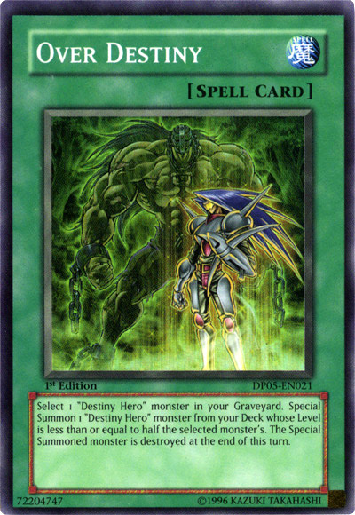 Over Destiny - DP05-EN021 - Super Rare - edition illimitee // Duelist Pack 5: Aster Phoenix