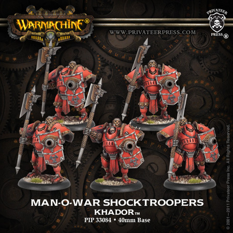PIP33084 WRM Khador Man-O-War Shocktroopers Box