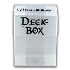 Ultra Pro Solid Deck Box - Clear