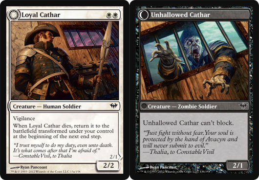 Loyal Cathar // Unhallowed Cathar