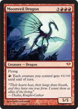 Moonveil Dragon - Foil