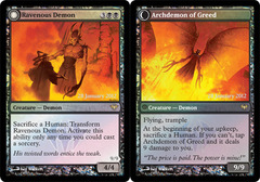 Ravenous Demon // Archdemon of Greed - Foil - Prerelease Promo