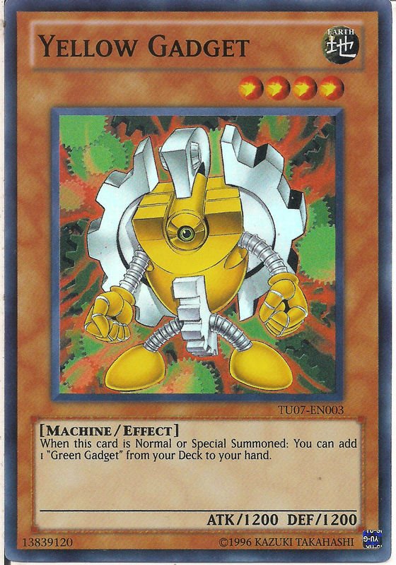 Yellow Gadget - TU07-EN003 - Super Rare - Promo Edition