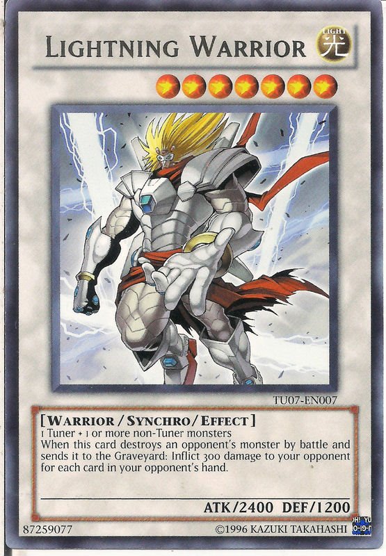 Lightning Warrior - TU07-EN007 - Rare - Promo Edition