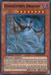 Darkstorm Dragon - ORCS-EN037 - Super Rare - 1st Edition