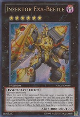 Inzektor Exa-Beetle - ORCS-EN046 - Secret Rare - 1st Edition