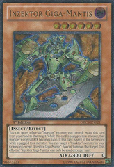 Inzektor Giga-Mantis - ORCS-EN021 - Ultimate Rare - 1st Edition