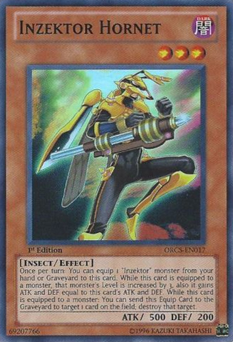 Inzektor Hornet - ORCS-EN017 - Super Rare - 1ere edition // Order Of Chaos - ORCS