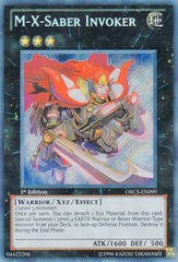 M-X-Saber Invoker - ORCS-EN099 - Secret Rare - 1st Edition