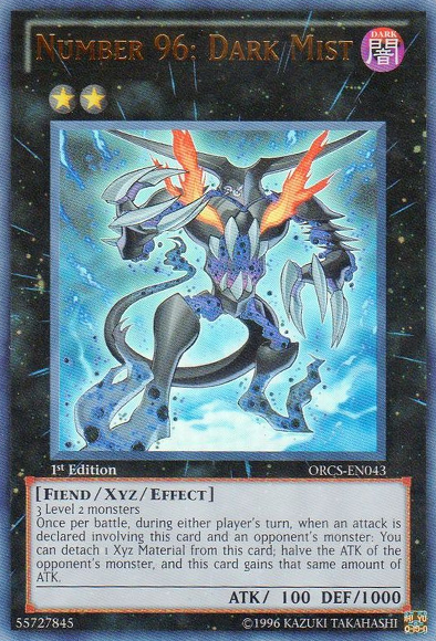 yugioh number 96 dark mist deck Yu-Gi-Oh! - 96: (ORCS-EN043) - Order of Chaos - 1st Edition From the Order of Chaos set Yu-Gi-Oh! - Number 96: Dark