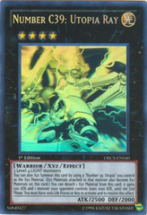 Number C39: Utopia Ray - ORCS-EN040 - Ghost Rare - 1st Edition