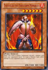 Thestalos the Firestorm Monarch - Red - DL12-EN007 - Rare - Unlimited Edition