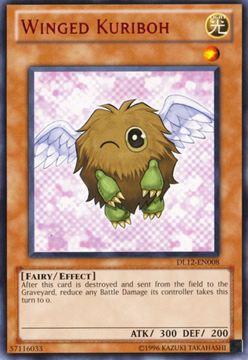 yugioh card winged kuriboh YuGiOh Winged Kuriboh LV6 (Quarter Century Secret Rare)