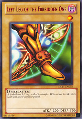 Left Leg of the Forbidden One - Red - DL11-EN003 - Rare - Unlimited Edition