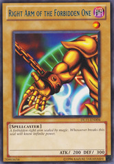 Right Arm of the Forbidden One - Blue - DL11-EN004 - Rare - Unlimited Edition