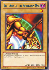 Left Arm of the Forbidden One - Blue - DL11-EN005  - Rare - Unlimited Edition